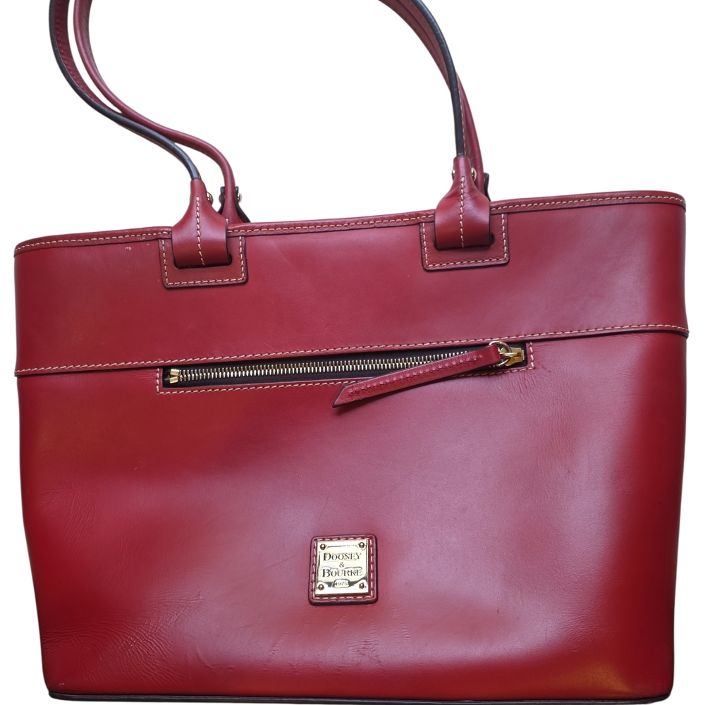 Dooney & Bourke Burgundy Leather Tote
